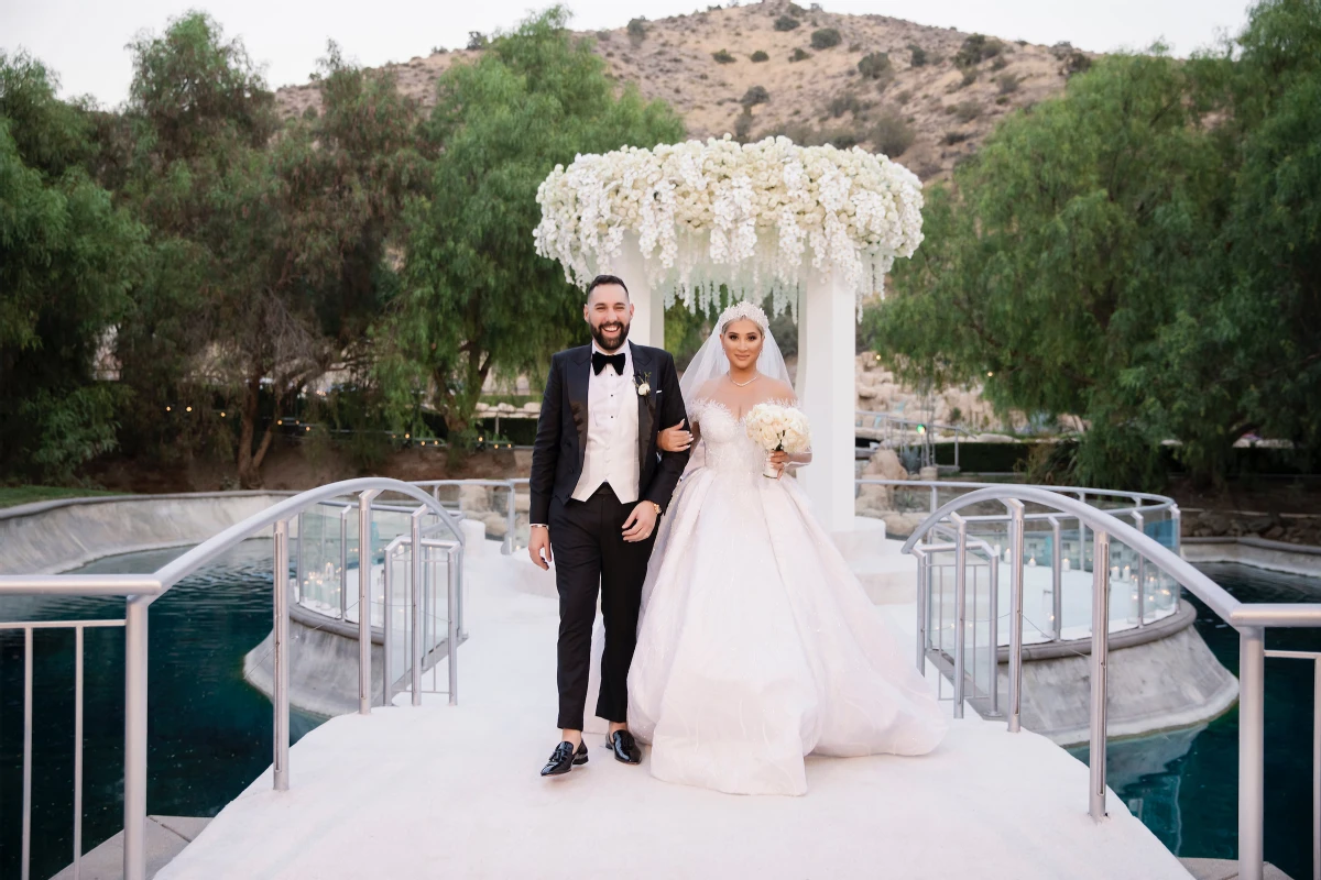 A Glam Wedding for Rita and Justin