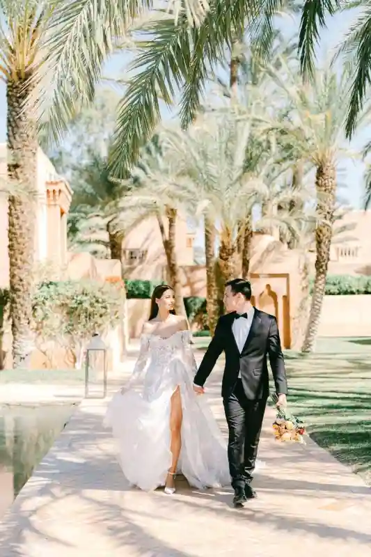 A Colorful Oasis Editorial for Sara and Mason