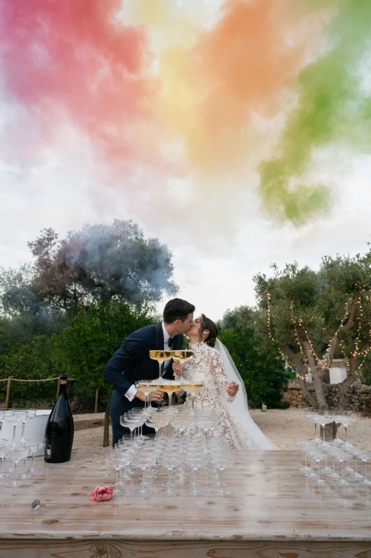 A Colorful Wedding for Serena and Umberto