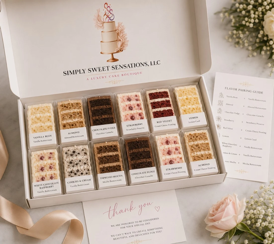 Wedding Cake Tasting Box