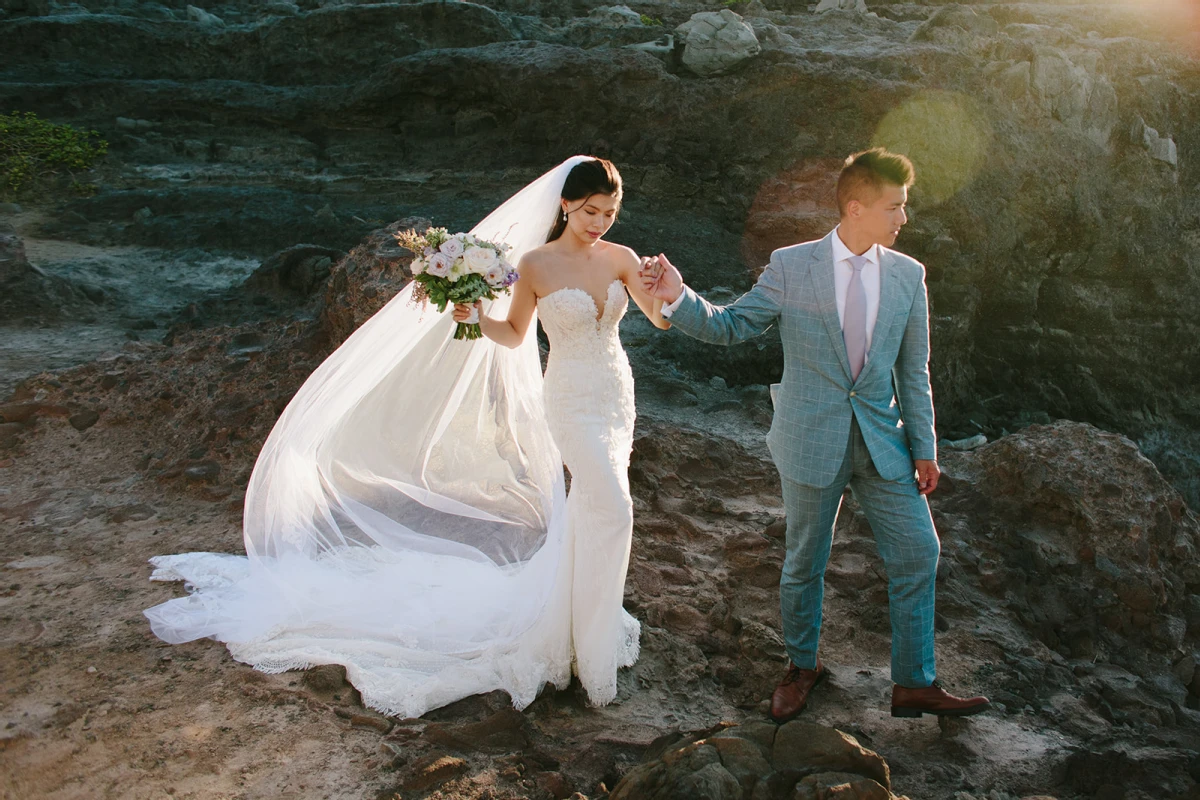 A Beach Wedding for Sissi and Jeff