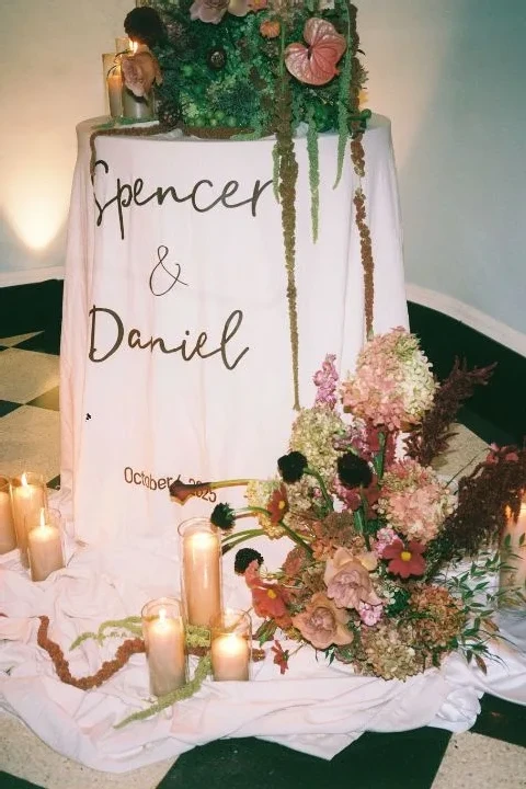 A Candlelit Wedding for Spencer and Daniel