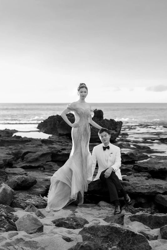 A Oceanic Fairytale Wedding for Stephanie and Linxing