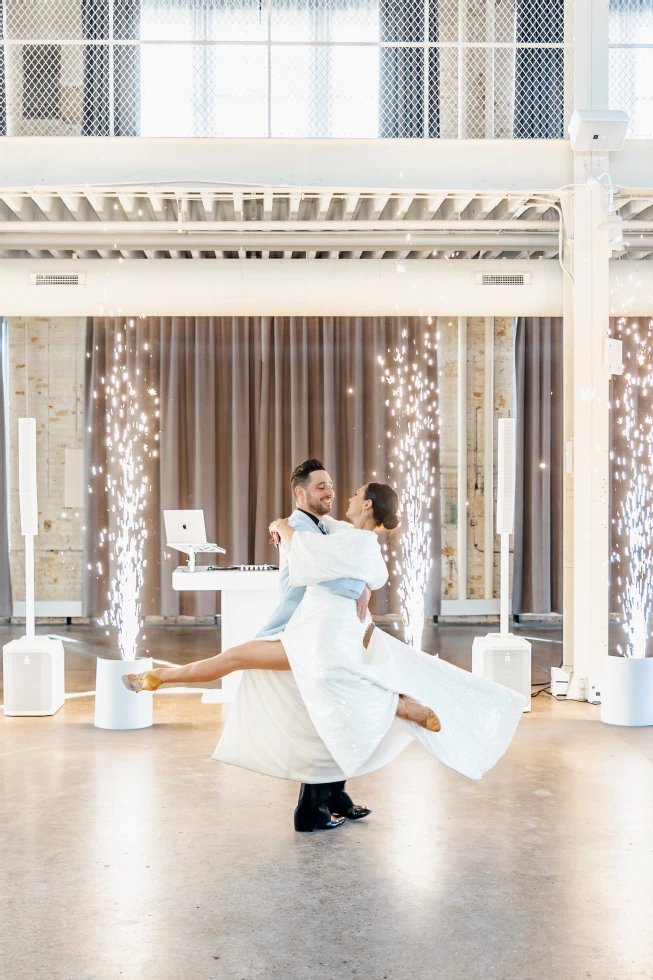 Tulle Tuxedo Wedding Dance