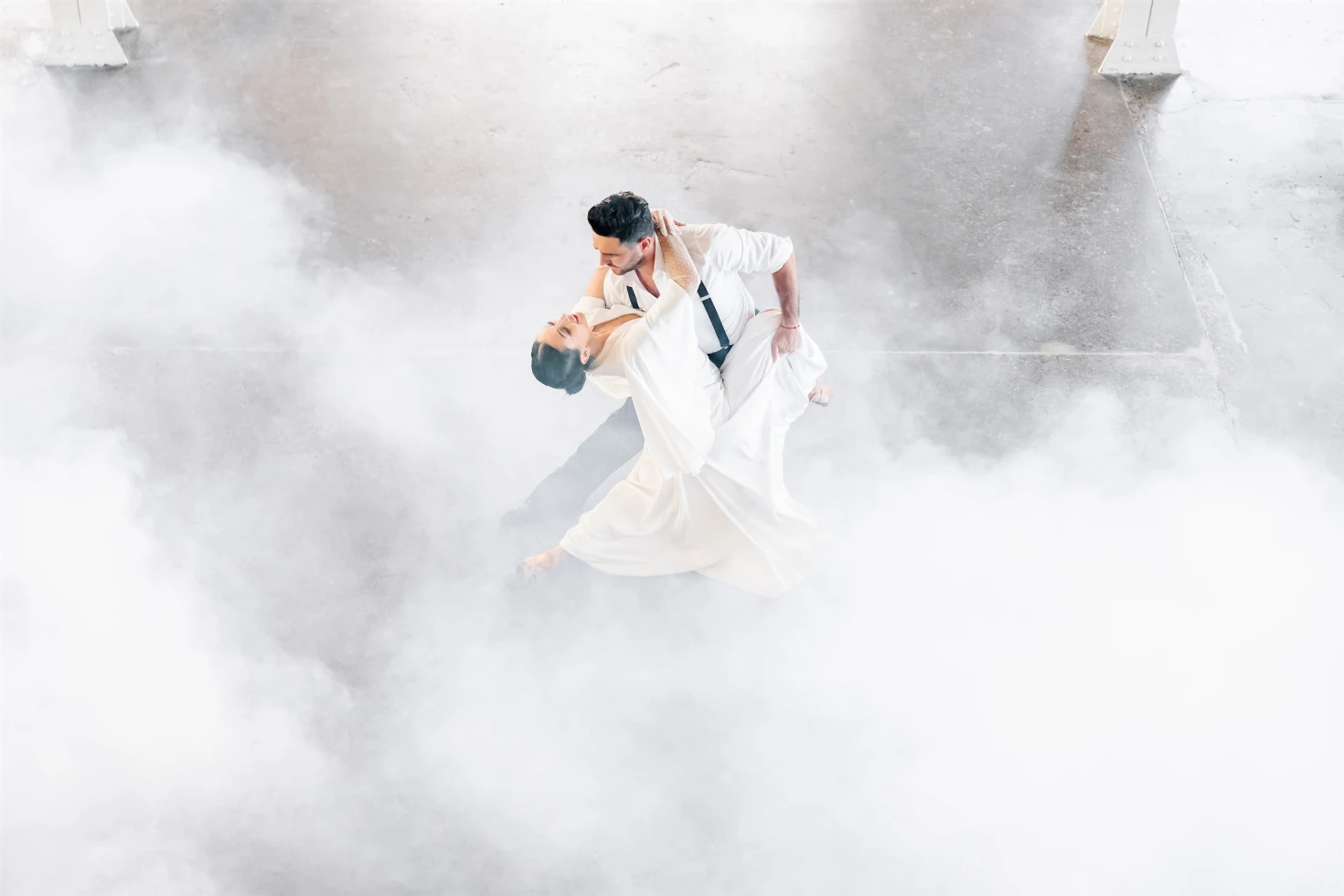 Tulle Tuxedo Wedding Dance