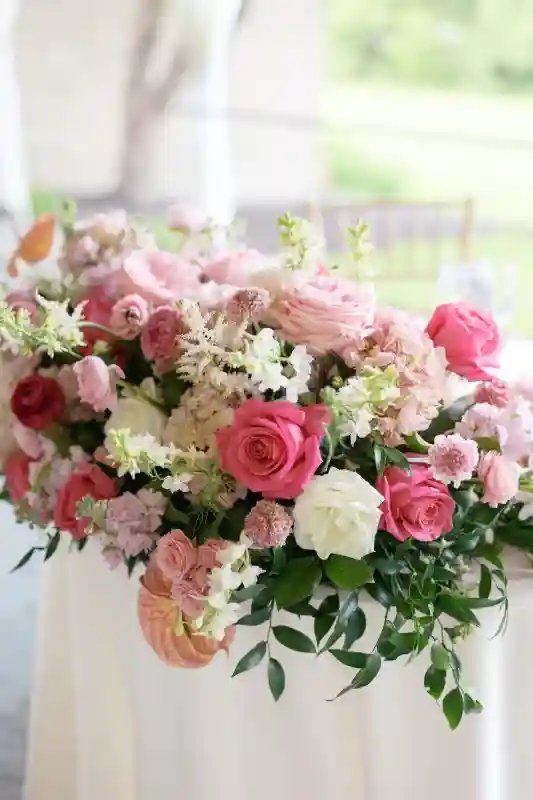 A Pink Wedding for Vanessa and David