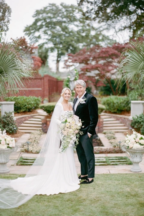 A Garden Wedding for Virginia and Justin