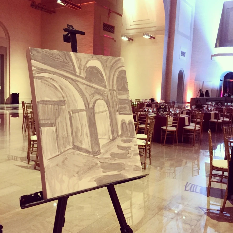 Wedding Painting by Madeline