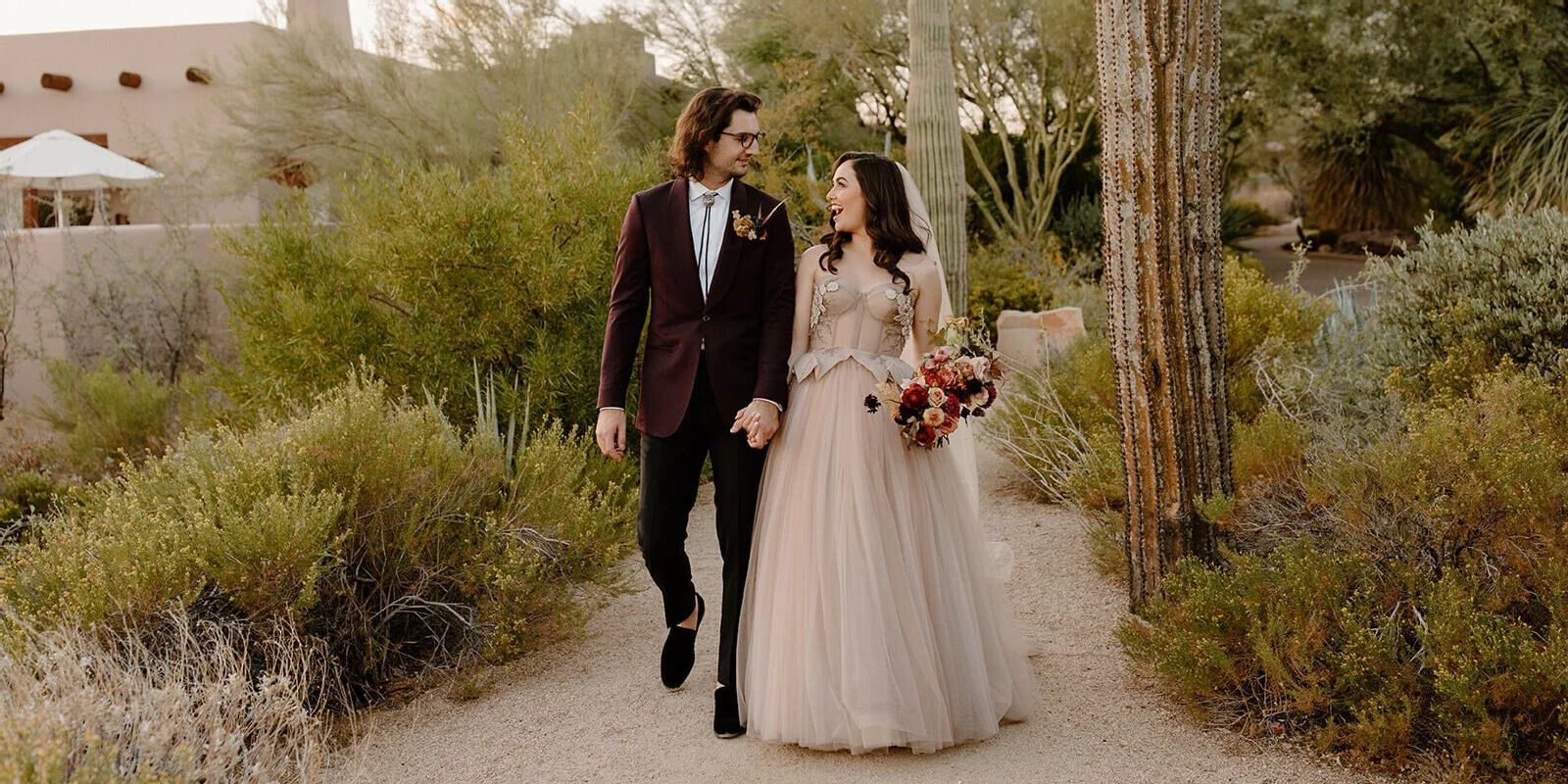 Wedding vendor: See more from Hannah and Tim's desert wedding